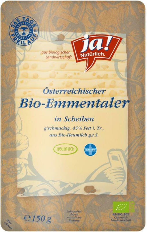 Ja! Natürlich Emmentaler Scheiben