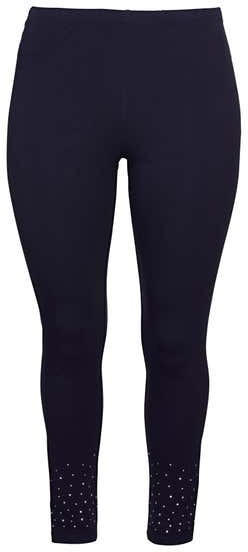 Damen-Caprileggings mit Strasssteinchen, große Größen