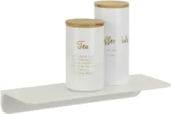 Ablage Isa aus Kunststoff in Weiß