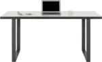 m&ouml;max Schreibtisch in Grau/Wei&szlig;