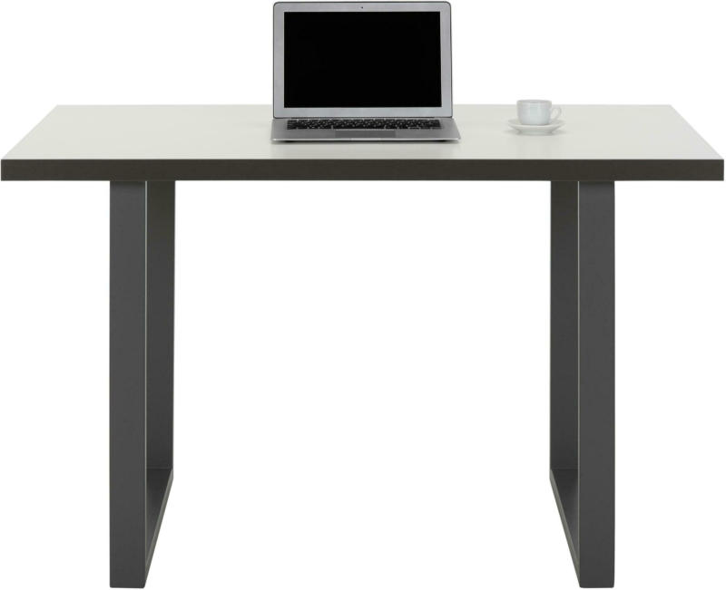Schreibtisch in Weiß/Grau