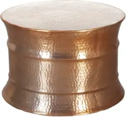 Couchtisch 'WL5.464' , Ø ca. 60 cm, kupfer