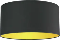 Leuchtenschirm Arno in Schwarz Ø ca. 50cm