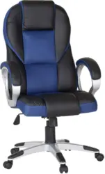 Chefsessel 'Race', blau/schwarz