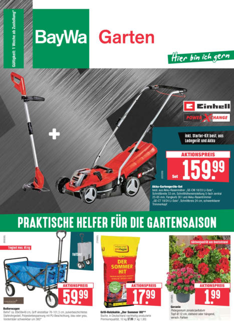 Aktuelle BayWa Bau & Gartenmärkte Reutlingen Angebote und Prospekte ab