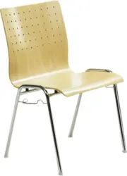 Besucherstuhl 'My Arcado', buchefarbe