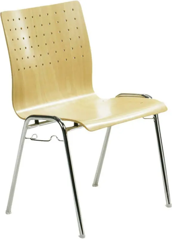 Besucherstuhl 'My Arcado', buchefarbe