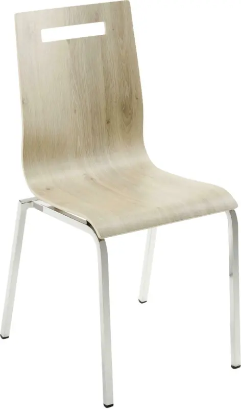 Besucherstuhl 'My Life', eichefarbe