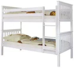 Etagenbett 'Sammy', aus Kiefer, weiß