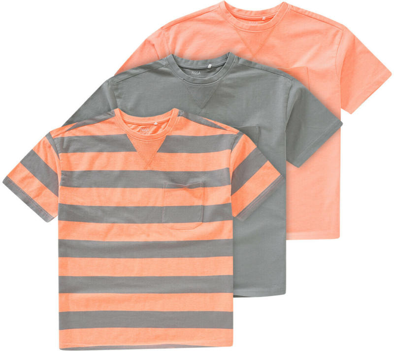3 Jungen T-Shirts in verschiedenen Dessins (Nur online)