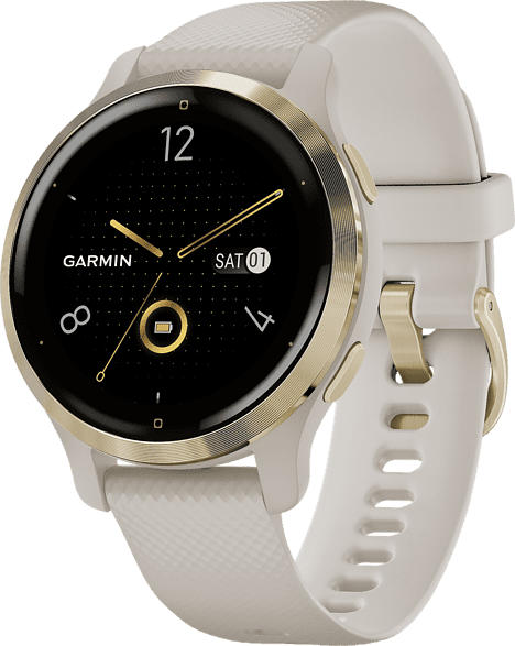 Smartwatch Venu 2S 40mm, Beige/Hellgold (010-02429-11)