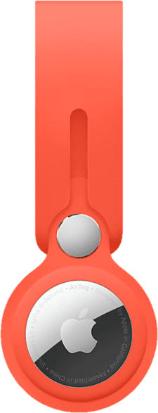 AirTag Anhänger, Leuchtorange
