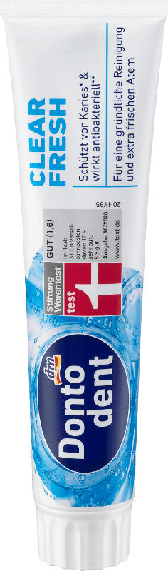 Dontodent Zahnpasta clear fresh