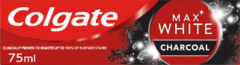 Colgate Zahnpasta max white mit Aktivkohle