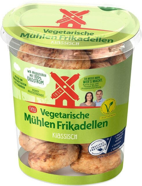 Rügenwalder Mühle vegetarische Mühlen Frikadellen
