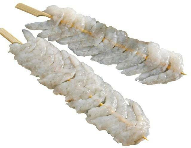 Ab Dienstag erhältlich: Garnelenspieße