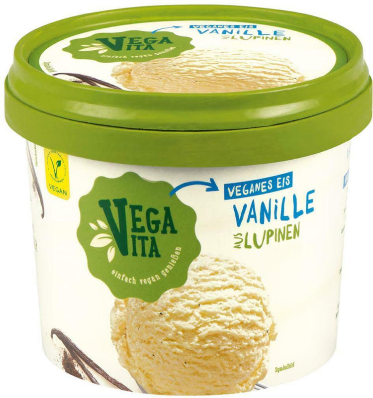 Vegavita Vanille Eis aus Lupinen