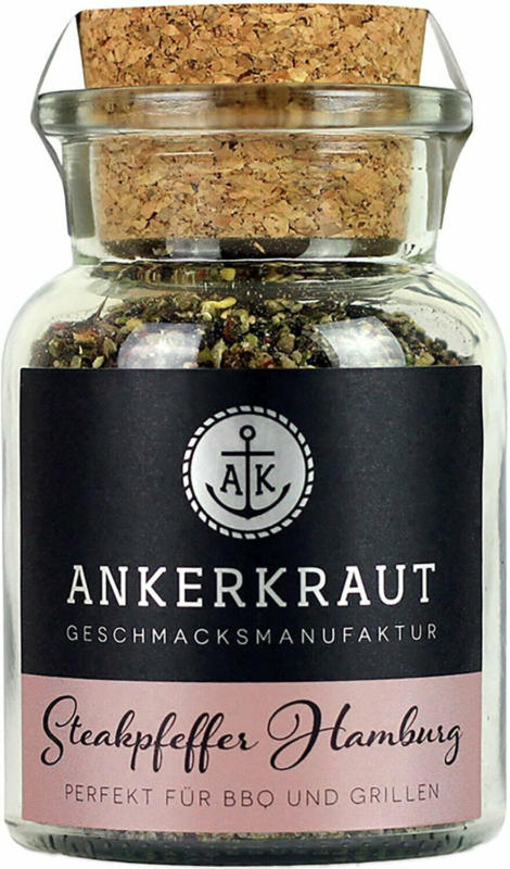 Ankerkraut Steakpfeffer Hamburg im Korkglas 80g