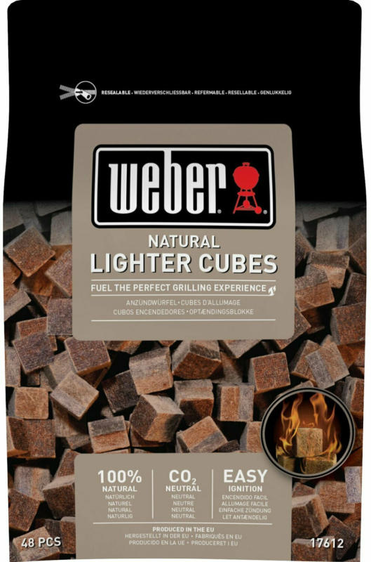 Weber Anzündwürfel braun - ökologisch