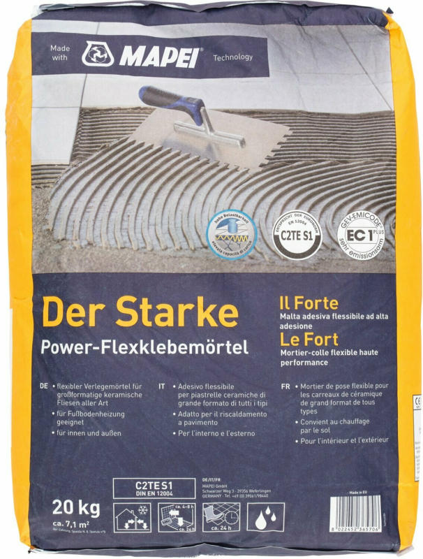 Der Starke Flexmörtel C2TE S1 20 kg