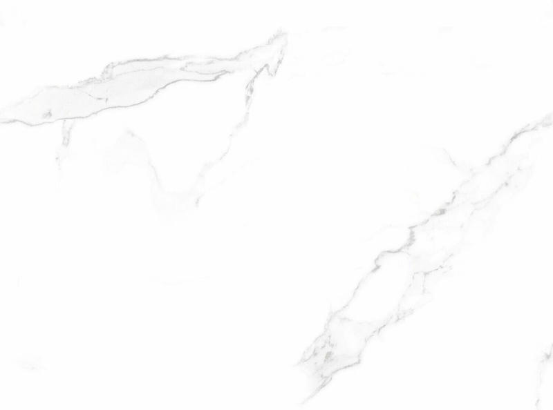 Bodenfliese Statuario Classic Feinsteinzeug Weiß Poliert 60 cm x 60 cm