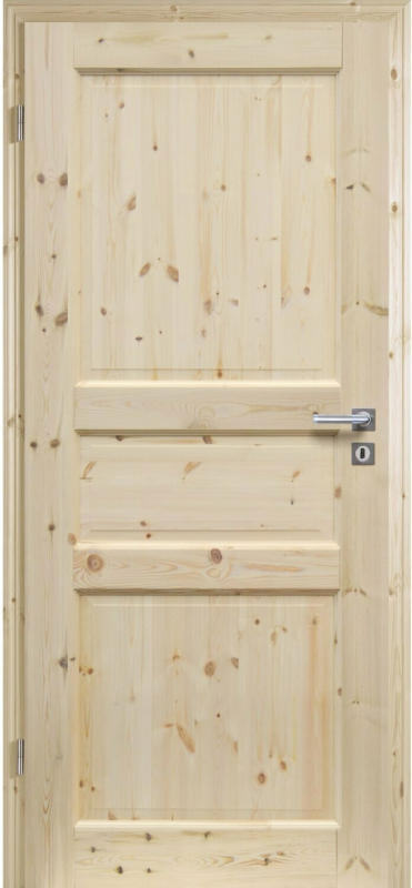 Zimmertür Massiv Kiefer Landhaus 6002/03 86 cm x 198,5 cm Anschlag Links