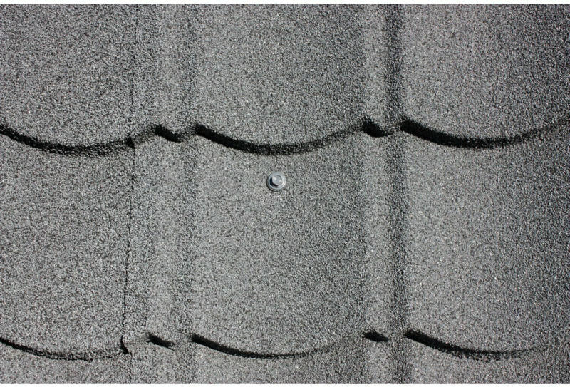 Easypan Metalldachpfanne Ziegeloptik Granulat Schiefer