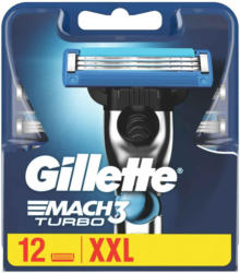 Gillette  Mach3 Turbo Lames de rasoir 12 pièces -