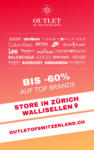 Outlet of Switzerland Bis 60% auf Top Brands - bis 09.08.2021