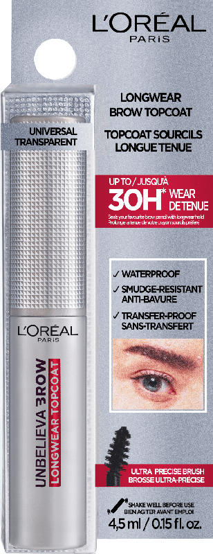 L'ORÉAL PARIS Augenbrauengel Unbelieva’Brow Longwear Topcoat 00 Transparent