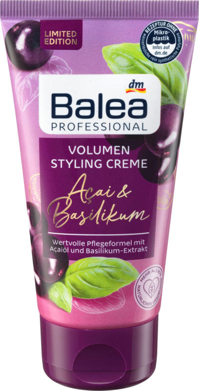Balea Volumen Styling Creme Acai & Basilikum