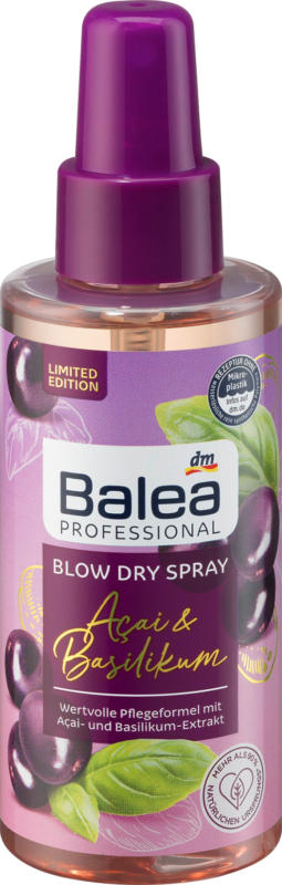 Balea Blow Dry Spray Acai & Basilikum