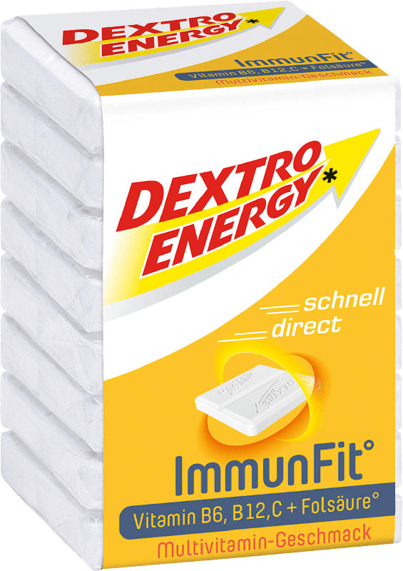 Dextro Energy Traubenzucker, ImmunFit mit Multivitamin-Geschmack