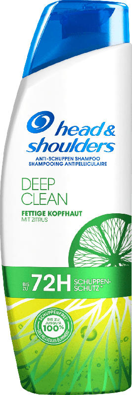 head&shoulders Shampoo Deep Clean fettige Kopfhaut mit Zitrus