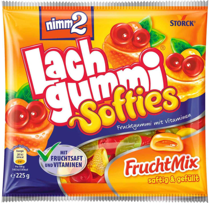 Nimm2 Lachgummi Softies 225 g -