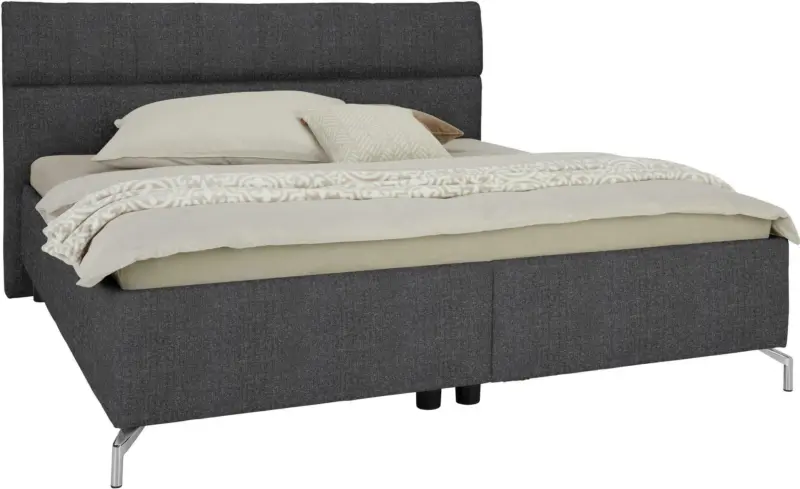 Polsterbett in Anthrazit ca. 160x200cm