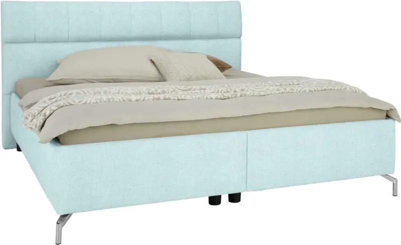 Polsterbett in Mintgrün ca. 160x200cm