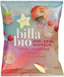 BILLA Bio Mini Reiswaffeln Apfel-Himbeere