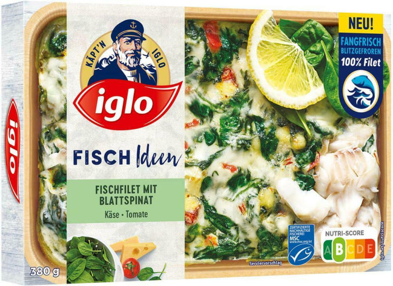 Iglo Fisch Ideen Blattspinat