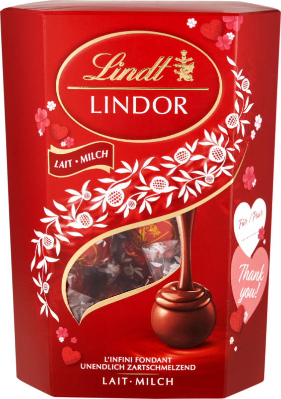 Lindt Lindor Cornet, Milch, 200 g
