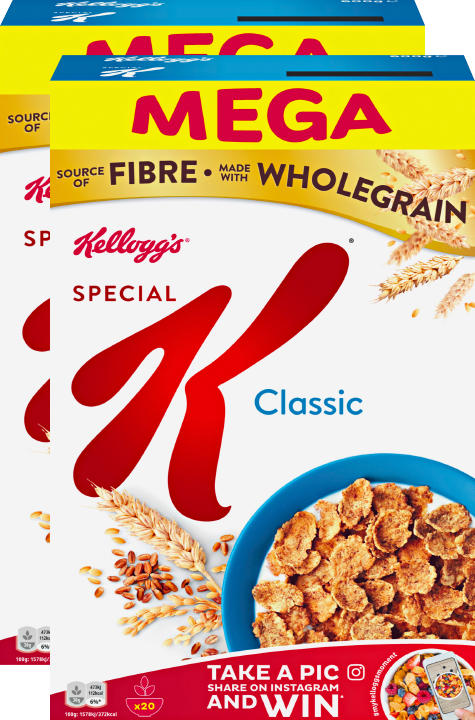 Kellogg’s Special K Classic, 2 x 600 g