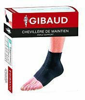 Gibaud Sprunggelenkbandage anatomische Gr2 21-25cm schwarz 1 Stück