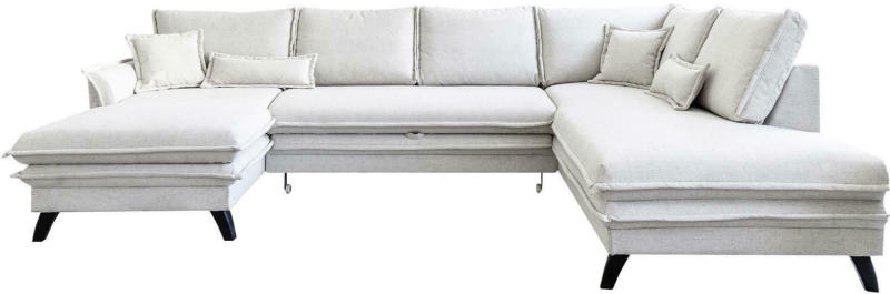Wohnlandschaft in Beige ´CHARMING CHARLIE BEIGE´
