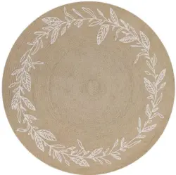 Flachwebeteppich Mila in Hellbraun ca.100cm