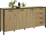 mömax Dornbirn - Ihr Trendmöbelhaus in Dornbirn Sideboard in Schwarz/Eichefarben