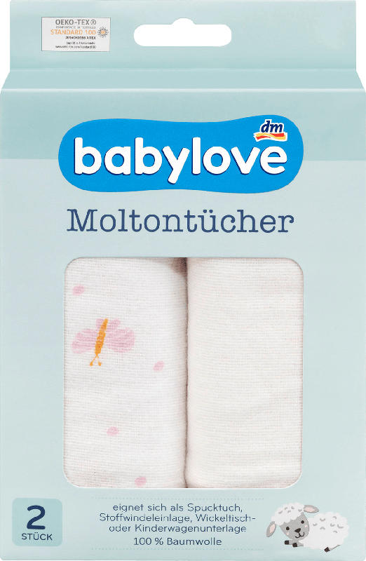 babylove Moltontücher Schmetterling
