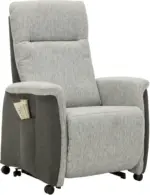 mömax Relaxsessel in Grau mit Relaxfunktion