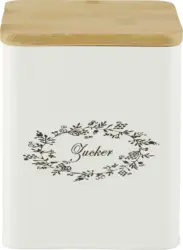 Box mit Deckel Lore in Weiß ca. 2,6l