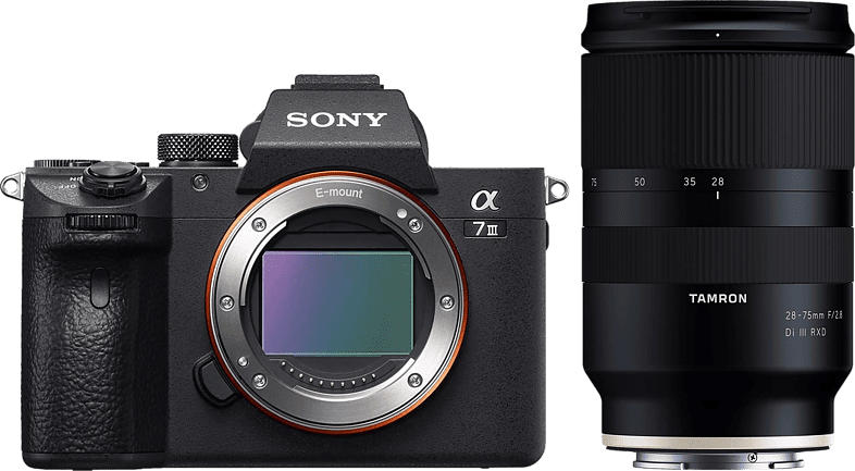Systemkamera Alpha 7 III Bundle mit Tamron 28-75mm f2.8 Di III RXD Schwarz