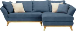 Wohnlandschaft in Blau